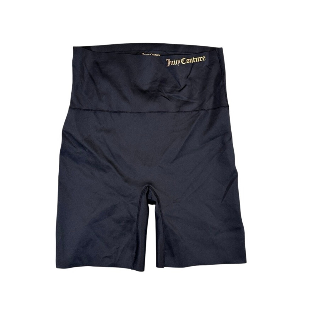 Juicy Couture Intimates Black High Waisted Shapewear Shorts XL 7485-16